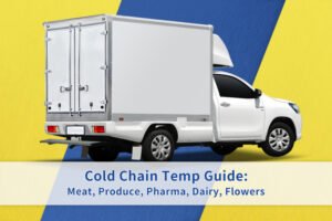 Guía de temperaturas de la cadena de frío: Carne, Productos, Farmacia, Lácteos, Flores