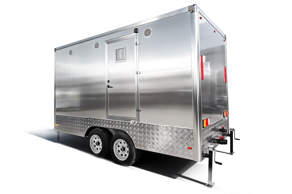 Fiberglass Mobile Toilet Trailer