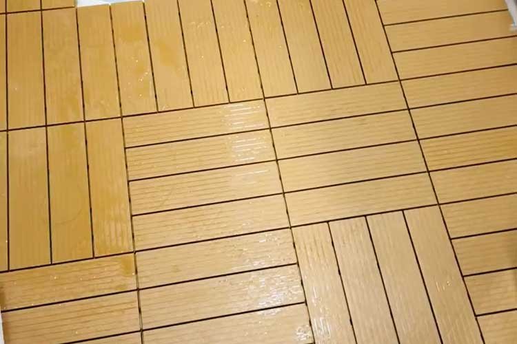 Waterproof Wooden Toilet Flooring