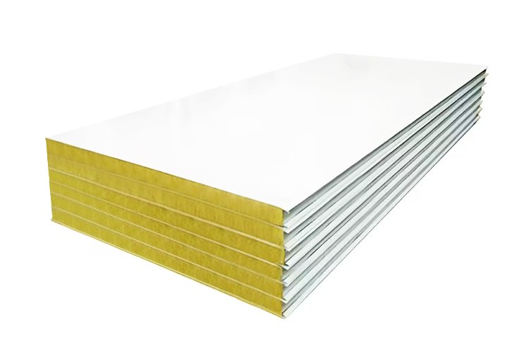 Paneles sándwich de lana de roca de 300 mm