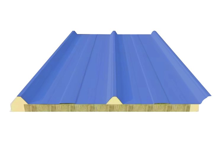 Paneles sándwich de lana de roca ignífugos para tejados