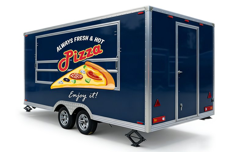 Mobile Pizza Food Trailer 1
