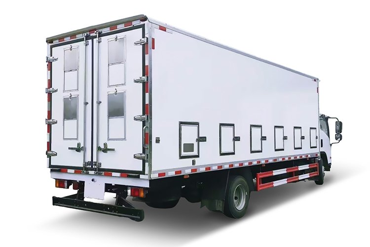 Pollito de un día Camión de transporte de cadáveres 01