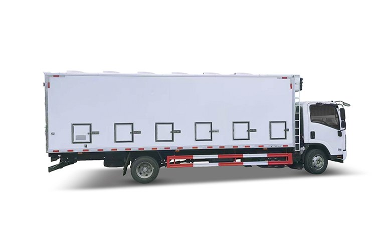 Pollitos de un día transportan cadáveres de camiones 02