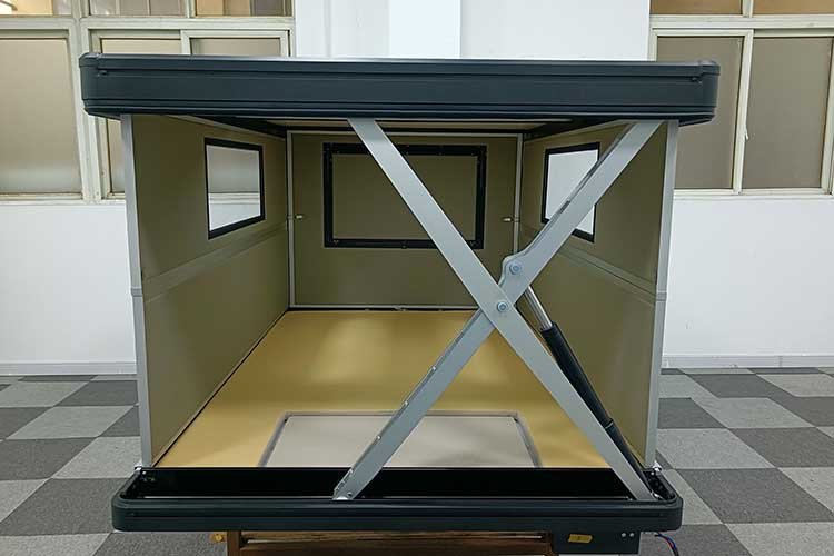 camping-car à plateau